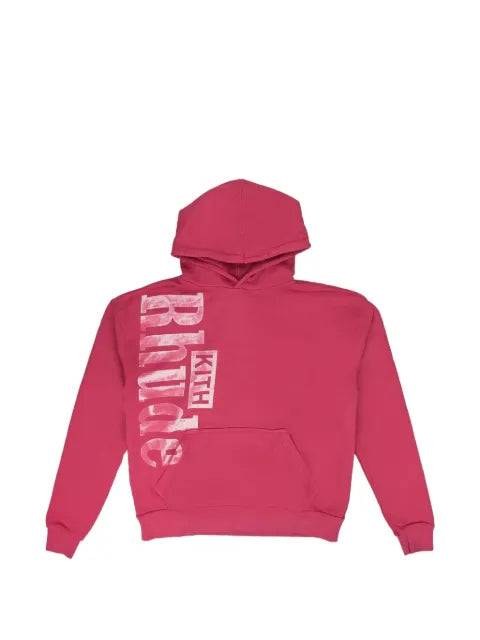 RHUDE  x Kith logo-print cotton hoodie