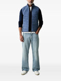 Hackett London quarter-zip embroidered-logo sweater