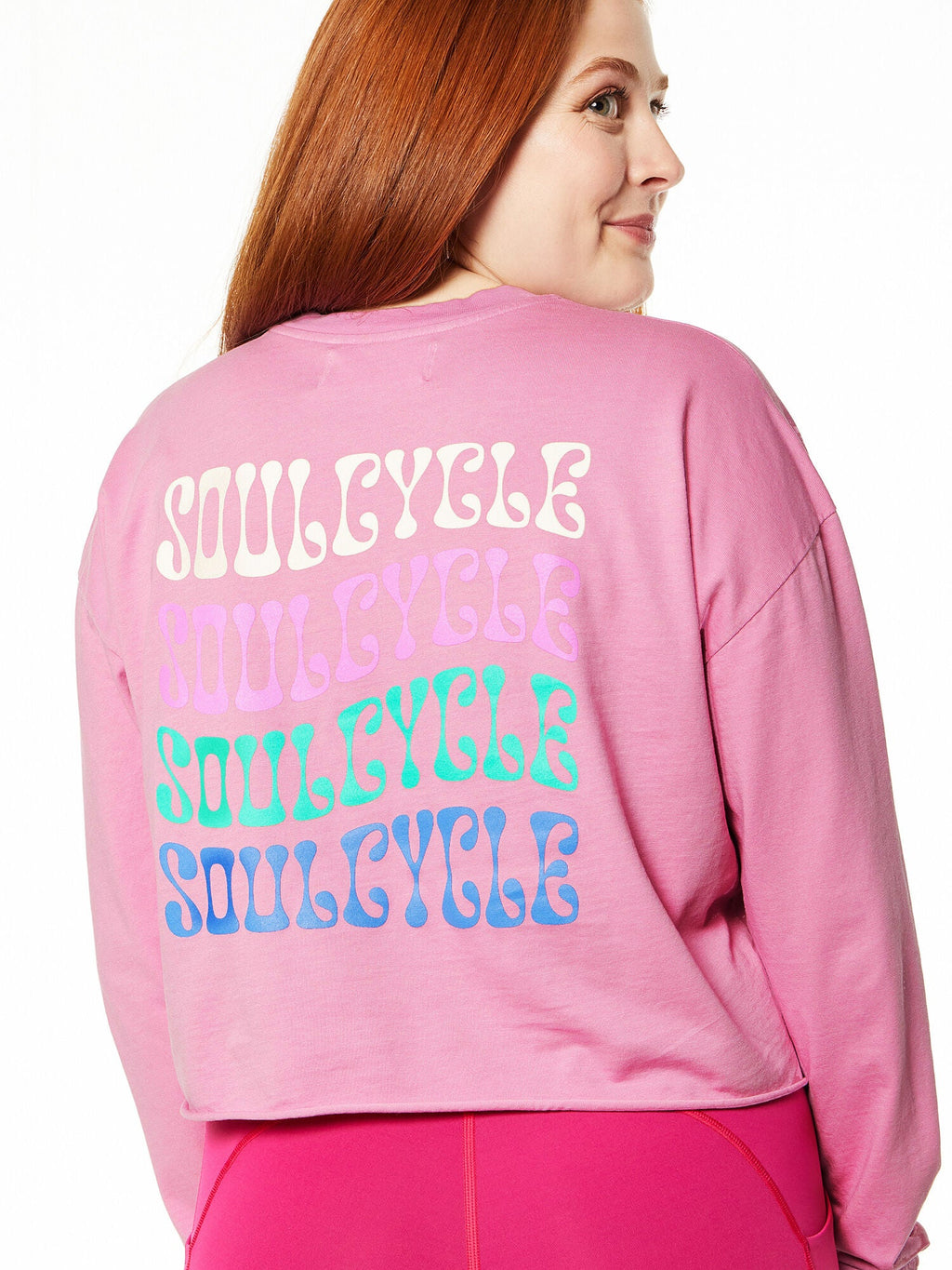 JULIA CROP LONG SLEEVE PINK